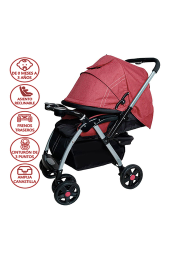 Tiendas EFE Coche mecedor ebaby rossi rojo oferta