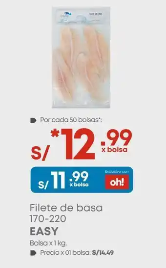 Makro Filete de basa 170-220 bolsa x 1 kg easy oferta