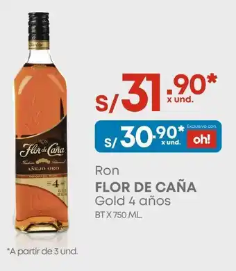 Makro Ron gold 4 años bt x 750 ml. flor de caña oferta
