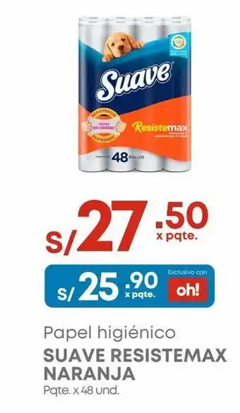 Makro Papel higiénico suave resistemax naranja oferta