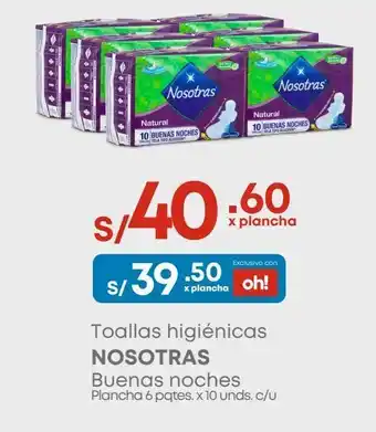 Makro Toallas higiénicas buenas noches nosotras oferta