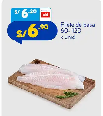 Mass Filete de basa 60-120 x unid oferta