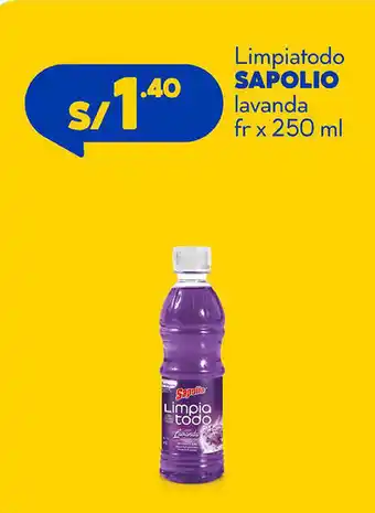 Mass Limpiatodo SAPOLIO Lavanda fr x 250 ml oferta