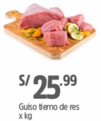 Plaza Vea Guiso Tierno de Res oferta