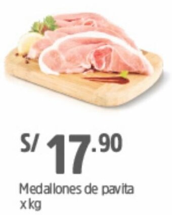 Plaza Vea Medallones de Pavita oferta