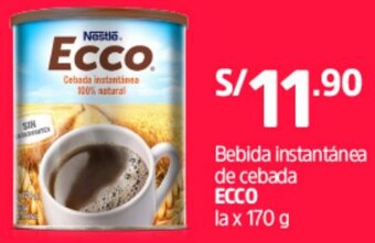 Plaza Vea Ecco Bebida Instantánea de Cebada 170g oferta