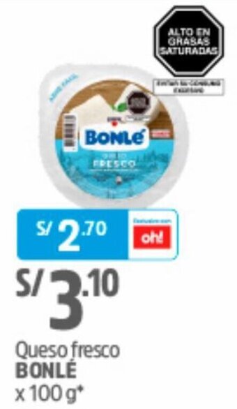 Queso Fresco Bonlé 100g