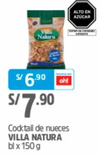Plaza Vea Cocktail de Nueces Villa Natura 150g oferta