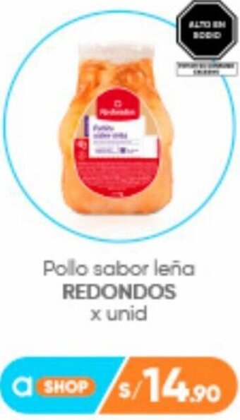 Plaza Vea Pollo Sabor Leña Redondos oferta