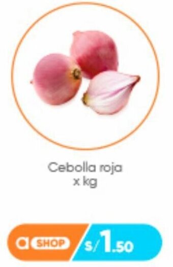Plaza Vea Cebolla Roja oferta