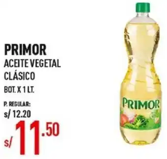 Vega Primor Aceite Vegetal Clásico 1lt oferta