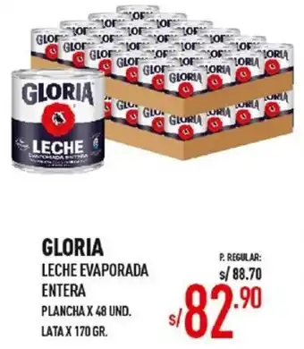 Vega Gloria Leche Evaporada Entera 170gr oferta