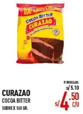 Vega Curazao Cocoa Bitter 160gr oferta