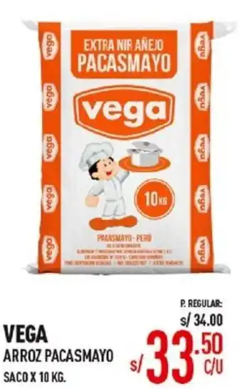 Vega Vega Arroz Pacasmayo 10kg oferta