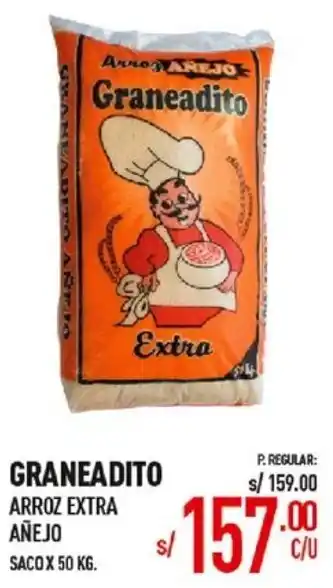 Vega Graneadito Arroz Extra Añejo 50kg oferta