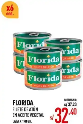 Vega Floria Filete de Atún en Aceite Vegetal 170gr oferta