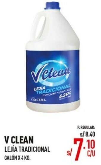Vega V Clean Lejía Tradicional 4kg oferta