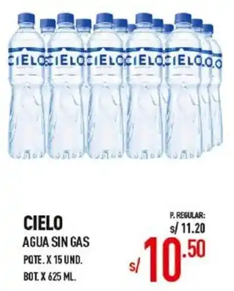 Vega Cielo Agua Sin Gas 625ml oferta