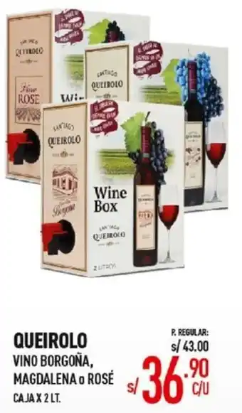 Vega Queirolo 2lt oferta