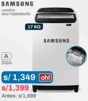 Oechsle Samsung Lavadora 17kg oferta