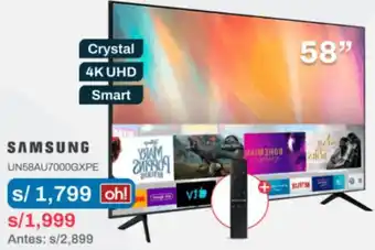 Oechsle Samsung Crystal 4K UHD Smart TV 58" oferta