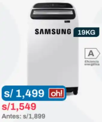 Oechsle Samsung Lavadoras 19kg oferta