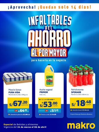 Makro Rehidratante sporade oferta