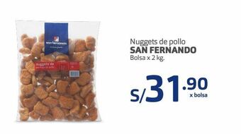 Makro Nuggets de pollo san fernando bolsa x 2 kg oferta