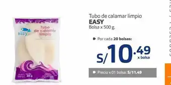 Makro Tubo de calamar limpio easy bolsa x 500 g oferta