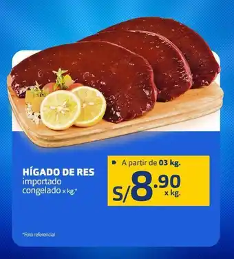 Makro Hígado de res kg oferta