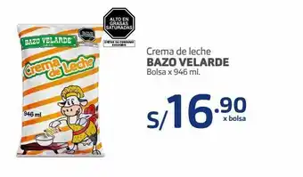 Makro Crema de leche bazo velarde bolsa x 946 ml. oferta