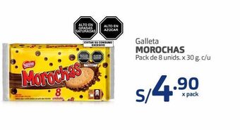 Makro Galleta morochas pack de 8 unids. x 30 g. c/u oferta