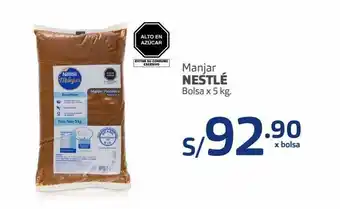 Makro Manjar nestlé bolsa x 5 kg oferta