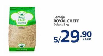 Makro Lenteja royal cheff bolsa x 3 kg. oferta