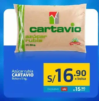 Makro Azúcar rubia cartavio bolsa 5kg oferta