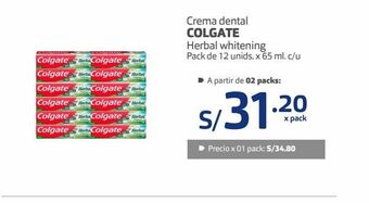 Makro Crema dental colgate oferta