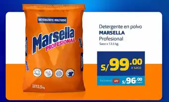 Makro Detergente en polvo marsella oferta