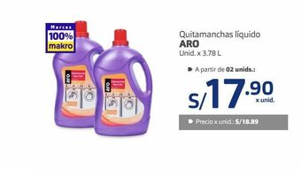 Makro Quitamanchas líquido aro oferta