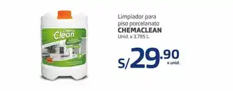 Makro Limpiador para piso porcelanato chemaclean oferta