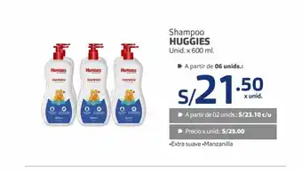 Makro Shampoo huggies oferta