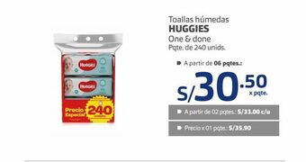 Makro Toallas húmedas huggies oferta