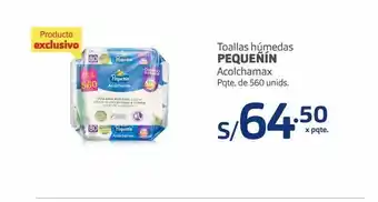 Makro Toallas húmedas pequeñín oferta
