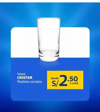 Makro Vasos cristar modelos variados oferta