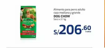 Makro Alimento para perro adulto raza mediana y grande dog chow oferta