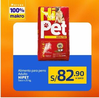 Makro Alimento para perro adulto hipet oferta