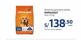 Makro Alimento para perro adulto mimaskot oferta