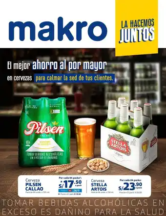 Makro Cerveza pilsen callao oferta