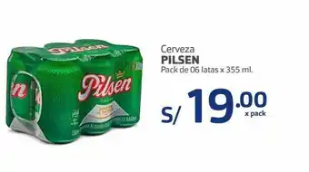 Makro Cerveza pilsen pack de 06 latas x 355 ml oferta