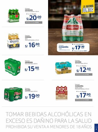 Makro Cerveza cusqueña oferta