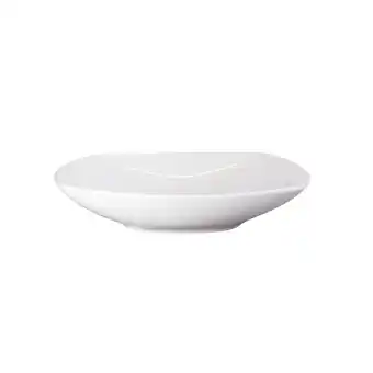 Tottus Plato sopero semicuadrado blanco 9 pu oferta